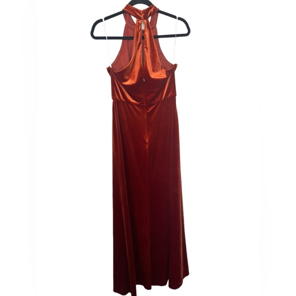 Threads Auburn Moon Velvet Halter Dress - Picture 8 of 10